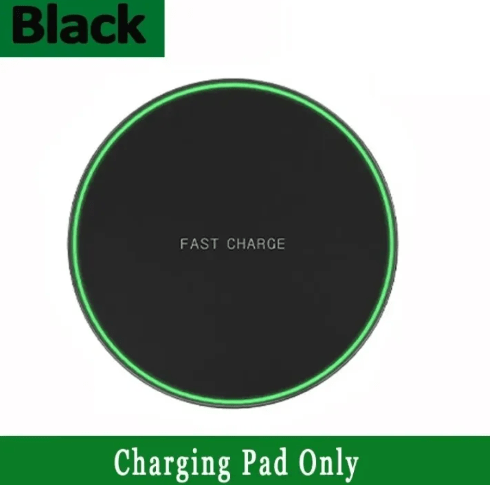 30W Fast Wireless Charging Pad LED Indicator, Ultra-Thin Design