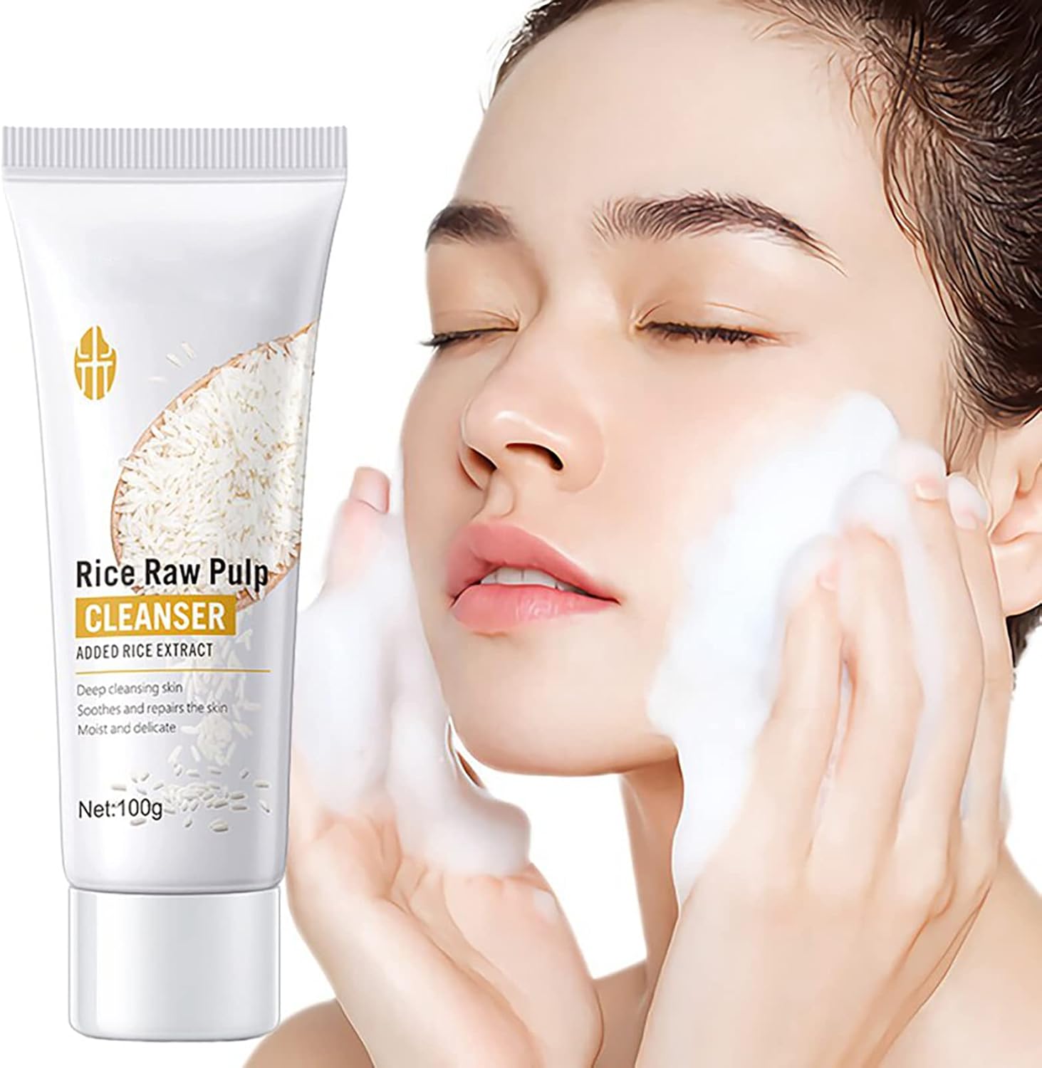 Rosarden Rice Raw Pulp Skin Care Set for Teenage Girls