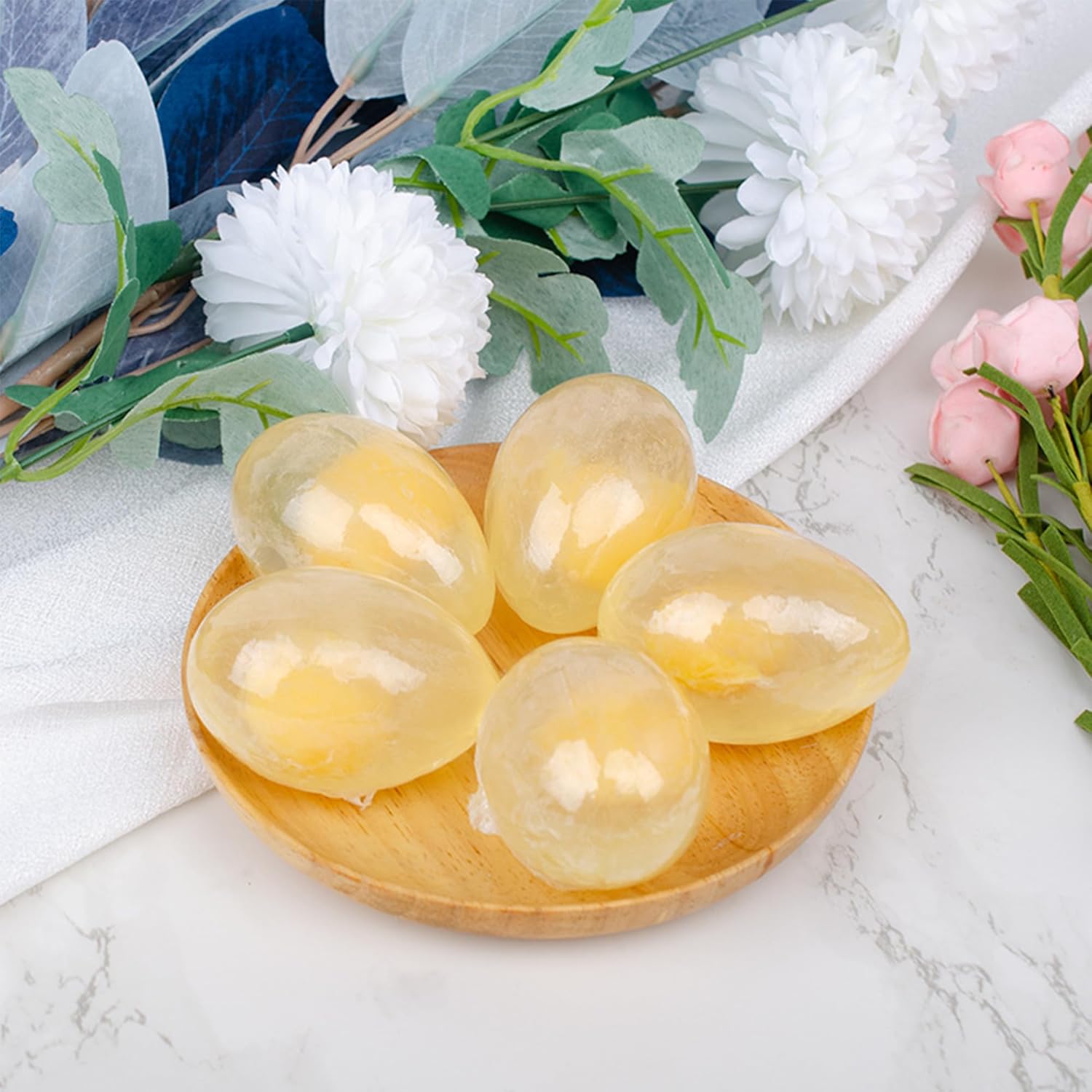 Handmade Egg Soap - Plant Mild Care Egg Soap for Deep Cleansing Soft Moist Dry Skin