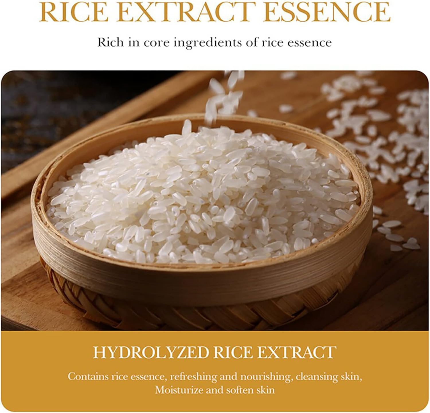 Rosarden Rice Raw Pulp Skin Care Set for Teenage Girls