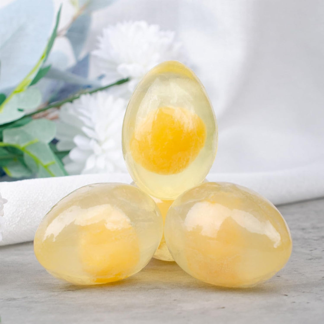 Handmade Egg Soap - Plant Mild Care Egg Soap for Deep Cleansing Soft Moist Dry Skin
