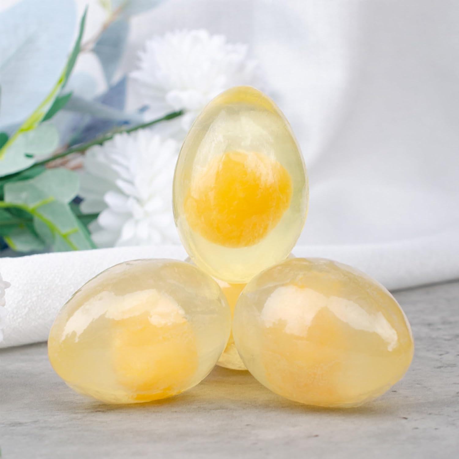 Handmade Egg Soap - Plant Mild Care Egg Soap for Deep Cleansing Soft Moist Dry Skin