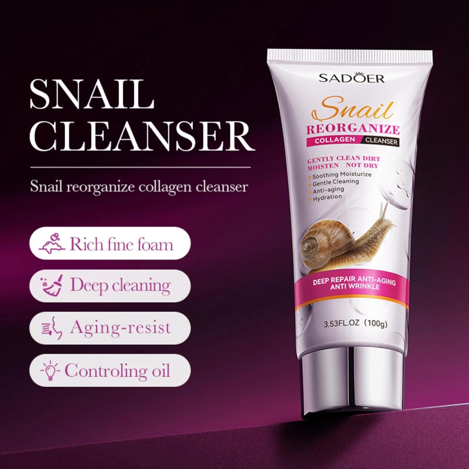 SADOER Snail Facial Care Kit - 6 Piece