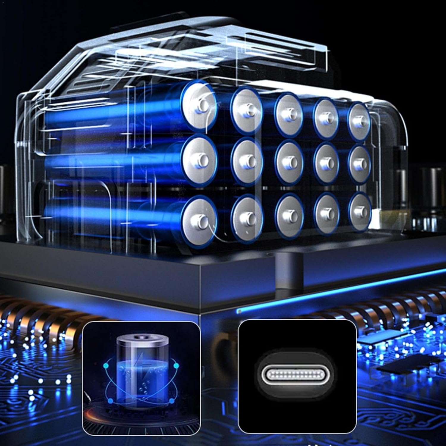 Table Top Fans - Dual Head Small Table Fan | 350 Degrees Oscillation Small Room Fan