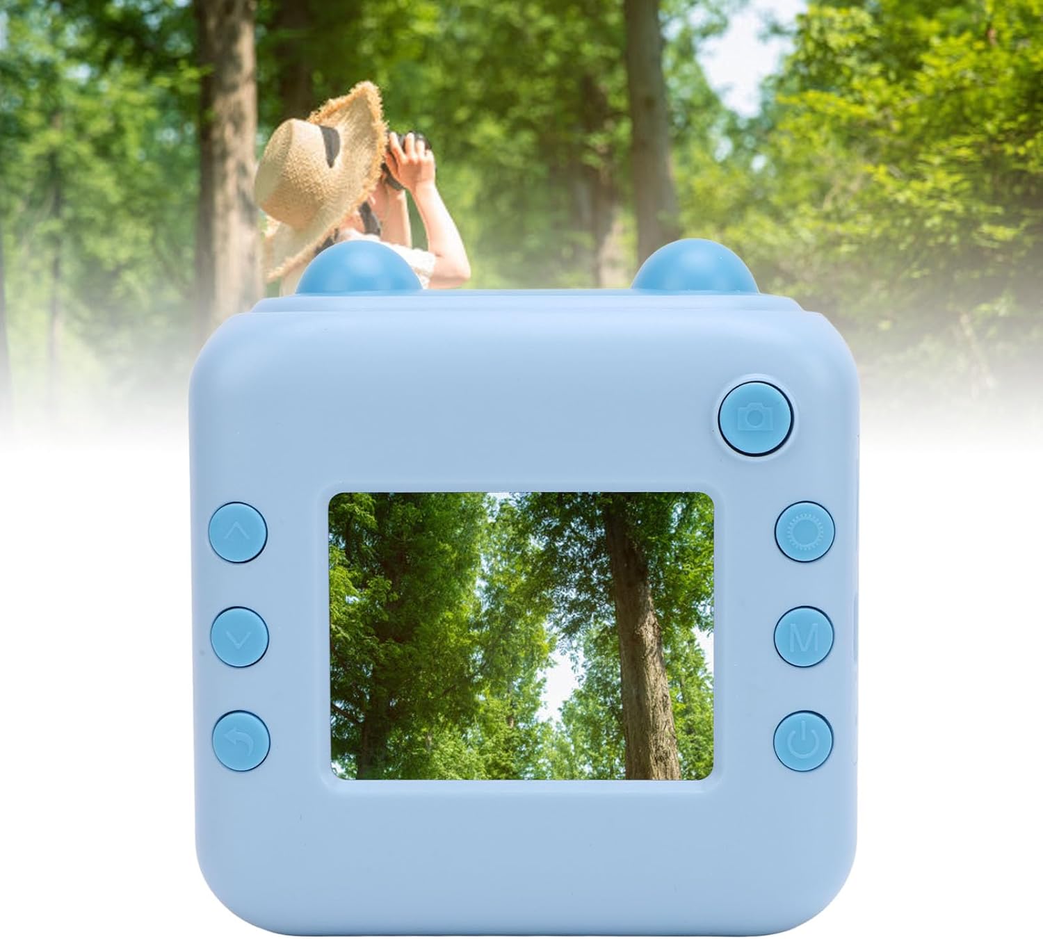 Instant Print Camera, 50MP 1080P 16x Digital Zoom Digital Camera with 2.4 Inch HD