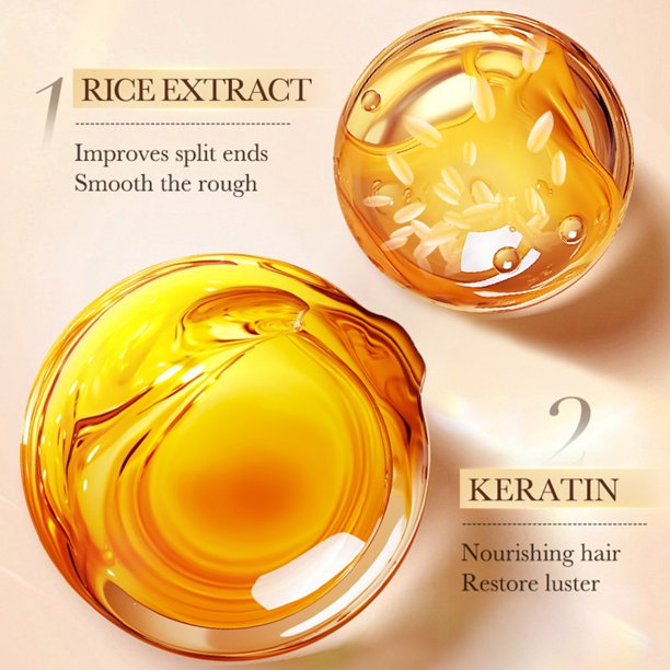 BIOAQUA Rice Raw Pulp Hair Essential Oil 70ml