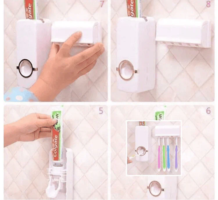 Automatic Toothpaste Dispenser & Holder