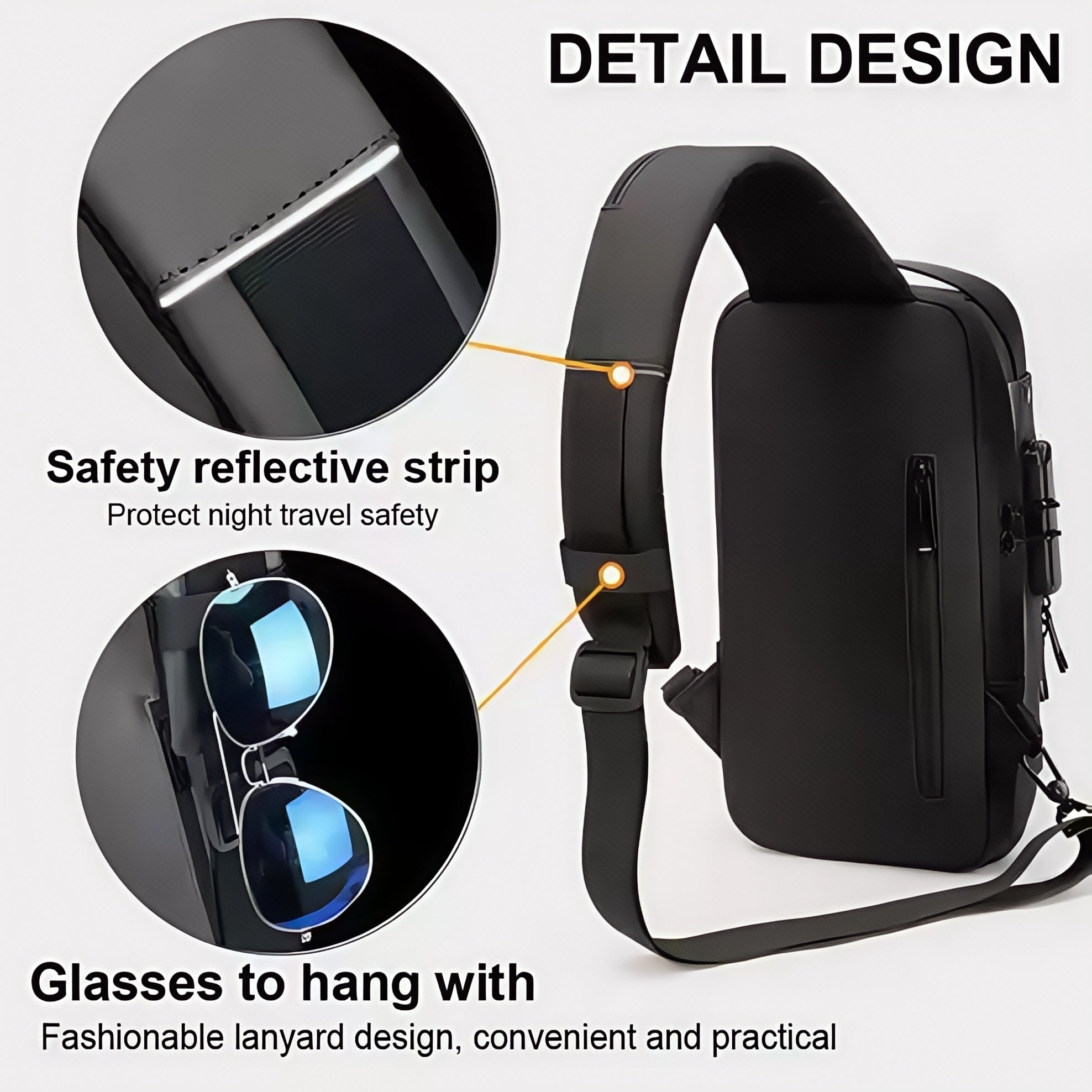 Anti-theft Crossbody Shoulder Backpack