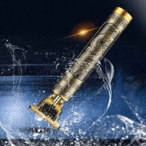 Vintage T9 Metal Body Hair Trimmer – USB Rechargeable